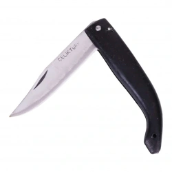 ÇELİKTÜRK ÇK-200 ( BATTAL ) ÇAKI ( DENİZLİ / YATAĞAN ÜRETİM ) ( SİYAH PLASTİK SAPLI )*10X60