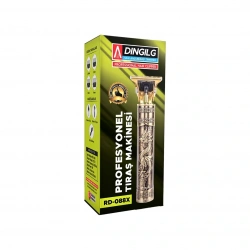DINGLING RD-088X ( T BIÇAK ) ( BASKILI PLASTİK GÖVDE ) ( ENSE ÇİZİM & SAÇ SAKAL KESME ) TRAŞ MAKİNESİ ( USB ŞARJLI )*120