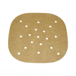 DMR-4032 AİR FRYER ( 50 PCS & DÜZ MODEL ) ( DELİKLİ & KARE OVAL KÖŞELİ & 20CM ) PİŞİRME KALIP ( KAĞIT )*200