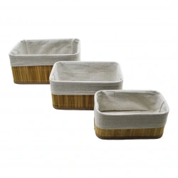 DMR-4585 ( 3 BOY ) (D.GEN) (BAMBU KENAR) ORGANİZER SEPET (12X21X9.5CM & 16X25X11.5CM & 20X30X13.5CM)*10=K