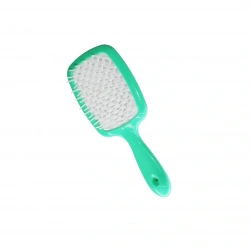 DMR-4911-8586 KISA PLASTİK KARE SİLİKON FIRÇALI TARAK*24X10
