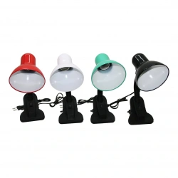 ENFA RA-625 ( MANDALLI ) ( ELEKTİRİKLİ=FİŞLİ ) MASA LAMBASI ( RENKLİ PLASTİK BAŞLIK ) ( 360° DÖNER BAŞLIK & KOL )*30