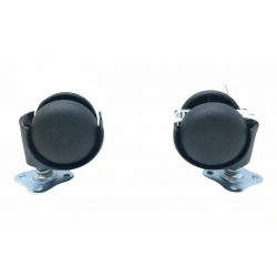 ERECT ERC-802-P ( DÜZ DÖNER TABLALI & 50MM ) ÇİFTLİ PLASTİK TEKER*10X30