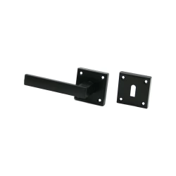 ERİŞ-11 PRATİK LAMA ( ODA ) ( SİYAH ) ROZETLİ KAPI KOLU TAKIM*4X15