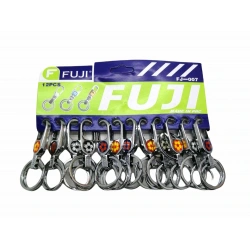 FUJİ FJ-007 KÜÇÜK BOY ( TARAFTAR & MİX ) METAL ÇİFT HALKALI ANAHTARLIK*12X100