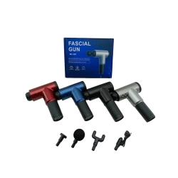 GOLD ORION FASCIAL GUN KH-320 (ŞARJLI) MASAJ ALETİ (TABANCA MODEL) (TOP & Y ŞEKİL & KALEM UÇ) (6 SEVİYE TİTREŞİM) (KAS MASAJI)*16