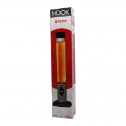 HOOK HK-402 ( DİK ) ISITICI SOBA TERMOSTATLI & MİKATRONİK ( 2000W ) ( DEVRİLME EMNİYET )*4