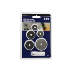 HSS ROUND SAW BLADES-66800-58686 ( 6PCS ) MİNİ YUVARLAK TESTERE BIÇAKLARI 22---44MM*300