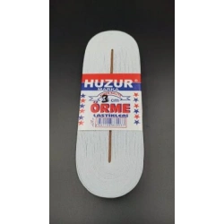 HUZUR ( BEYAZ & 3CM ) PAÇA LASTİK YASSI GENİŞ 10MT.*30