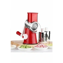 HYO TABLETOP DRUM GRATER 3 BAŞLI JUMBO BÜYÜK KOLLU DEĞİRMEN RENDE DOĞRAYICI*36