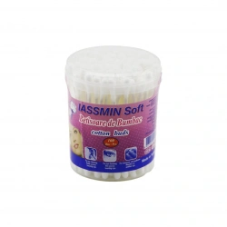 IASSMIN SOFT ( KÜÇÜK BOY ) ( 100PCS ) ( KULAK ÇÖPÜ PAMUK  ) ( YUVARLAK KUTU )*12X12