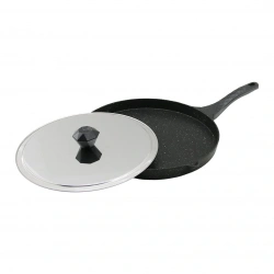 İBİCO ( 34CM & DÖKÜM ) BALIK TAVASI ( METAL SEYYAR KAPAKLI ) ( YAĞ BOŞALTMA AĞIZLI )*12