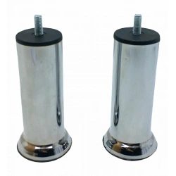 İBİCO ( 90-1014-1-01 ) ( 15CM ) ( KROM ) TOMBUL KOLTUK BAZA AYAK ( M10 KALIN VİDALI )*10X10