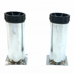 İBİCO ( 90-12168-E-01 ) ( 12CMX42MM ) ( METAL ) TABLALI ( PLASTİK AYARLANABİLİR PİNGOLU ) KOLTUK BAZA AYAK*10X20