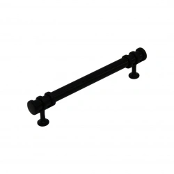 İBİCO-952 ( 16CM ) ( YÜZÜK SİYAH & KULP SİYAH ) BORU ÇEKMECE KULP*10X5