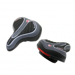 İBİCO FOSADDLE İ18-003 (LÜX) (BÜYÜK & GENİŞ=20.5X25CM) BİSİKLET SELE KOLTUK (YAYLI & KIVRIMLI OTURAK)(DİKKAT FAR APARATI)*30