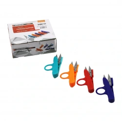 İBİCO İ0-013 İ20-013 GREAT KNIVES TC-800 TEKSTİL & İPLİK MAKASI ( RENKLİ PLASTİK SAPLI )*12X48