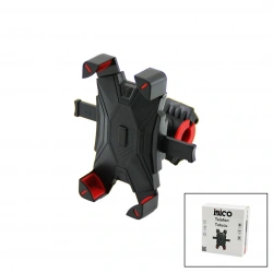 İBİCO İ11-003 (BİSİKLET & MOTORSİKLET & BEBEK ARABASI) TELEFON TUTUCU & TUTACAK (ABS PLS.) (360° & BOYUT AYARLI)*100