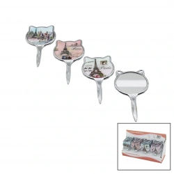 İBİCO İ15-039 ( KULAKLI ) SAPLI ( CEP & ÇANTA ) TEK TARAFLI MAKYAJ AYNASI*24X16