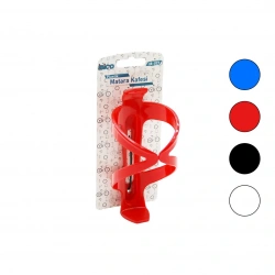 İBİCO İ18-022 ( RENKLİ PLASTİK ) BİSİKLET SULUK & MATARA KAFESİ ( STANDART ŞİŞELER İÇİN = TÜM BİSİKLETLERE UYUMLU )*12X20