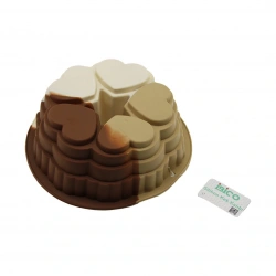 İBİCO İ22-004 ( KALP ŞEKLİ ) ( 5Lİ & YUVARLAK) ( SİLİKON ) KEK KALIBI*6X20