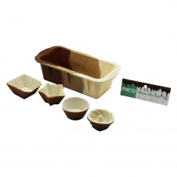 İBİCO İ22-006 (13PCS) SİLİKON RENKLİ MUFFİN & KEK KALIBI( 1-DİKDÖRTGEN & 3-RÜZGAR GÜLÜ & 3-YUVARLAK & 3-YILDIZ & 3-KARE)*60