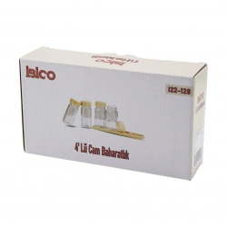 İBİCO İ22-128 ( 4PCS ) BAMBU TUZLUK & BİBERLİK & BAHARATLIK*24