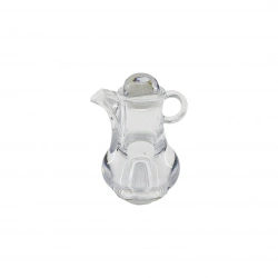 İBİCO İ22-167 -8016 ( MİNİ=50ML ) ( DEMLİK  MODELİ ) ( AKRİLİK ) YAĞDANLIK ( ŞEFFAF ) ( SİRKELİK & SOSLUK )*12X6