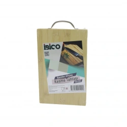 İBİCO İ22-199 ( 18X28X1.8CM ) LUX AHŞAP BAMBU KESİM PANOSU & TAHTA ( METAL KULPLU )*30