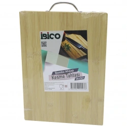 İBİCO İ22-203 ( 26X36X1.8CM ) LUX AHŞAP BAMBU KESİM PANOSU & TAHTA ( METAL KULPLU )*20