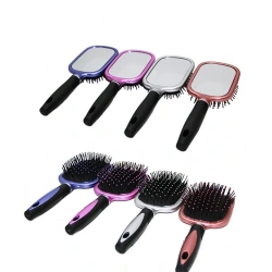 İBİCO PROFESYONEL RD-552 ( AYNALI ) RENKLİ SAÇ FIRÇASI & TARAK*12X20