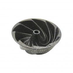 İBİCO ( RÜZGAR GÜLÜ MODEL ) ( DÖKÜM ) ( GÖBEKLİ ) KEK KALIP ( ÇAP: 24CM  & DERİNLİK: 9CM )*40