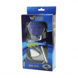 İLHAN DUŞ SETİ ( KUTULU & ORTA BOY ) ( KADEMELİ FONKSİYONLU BAŞLIK & 360° SIK ÖRGÜLÜ HORTUM-( 1/2-1/2 ) & MAFSAL ASKI )*42