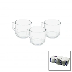 IŞIK KİTCHEN BR-190 ( 6PCS ) ( MİNİ ) CAM KUPA ( 150ML )*8=K