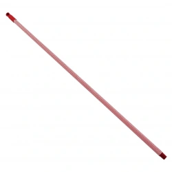 KAPPRO ( KIRMIZI & BEYAZ ÇİZGİLİ ) ( METAL ) VİLADA FIRÇA SAPI 120CM*25=K