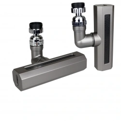 KINETEX KTX-3288 ( SİYAH ) ( GENİŞ & ŞELALE ) ( 4 FONKSİYONLU  & 360° OYNAR BAŞLIK ) PERLATÖR MUSLUK UCU*100