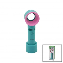 KİWİ KFAN-7610 ( TAŞINABİLİR ) EL FANI ( GİZLİ PERVANELİ ) ( USB ŞARJLI ) ( MASA ÜSTÜ KULLANIM APARATLI ) ( 3 KADEME HIZ )*30