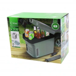 KİWİ KIM-4750 (OTO & ARAÇ) BUZDOLAP (8LT) (ÇAKMAKLIK FİŞLİ=DC12V) (48W) (2-BARDAKLIK) (2-USB PORT=POWERBANK (19.5X39X30CM)*4