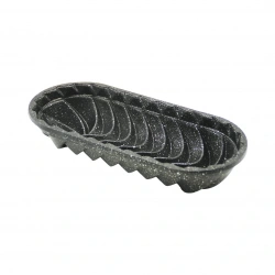 KRT-1046 ( RÜZGAR GÜLÜ ) ( DÖKÜM ) BATON KEK KALIP ( 33X15CM )*20