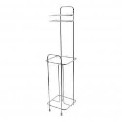 LALEZAR LZR-642 ( KARE ) ( METAL & KROM ) YEDEKLİ WC KAĞITLIK*12