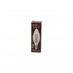 LEDOLET ( 4W=45W & E14 ) ( MUM ) FLAMENT LED RUSTİK AMPUL ( 400LUMEN & 3000K ) ( KIRILMAZ GÖVDE )*200