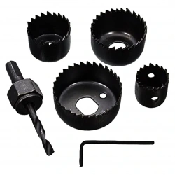 LENOX LNX-120 ( 6PCS ) BUAT AÇMA PANÇ SETİ ( 32-38-44-54MM & 3/8 HEX & ANAHTAR )*100