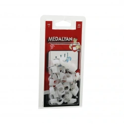 MEDALYAN DL-39 ( NO-3 ) ÇELİK ÇİVİLİ KROŞE ( 25PCS )*12X24