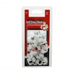 MEDALYAN DL-40 ( NO-4 ) ÇELİK ÇİVİLİ KROŞE ( 25PCS )*12X9