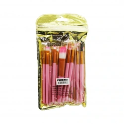 MUJGAN MJGN-39P ( AÇIK PEMBE ) ( 20PCS ) MAKYAJ FIRÇA SETİ*12X30