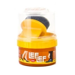 NURİ LEFLEF ( HAZIR ) ( CİLALI SÜNGERLİ ) ( A.KAHVE ) KREM AYAKKABI BOYASI 60ML*12X6