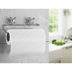 ORSA-127 ( ÇİFT VANTUZ ASKILI ) ( KÖŞELİ AÇIK & METAL ) KAĞIT HAVLULUK*12X5