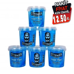 OTTOMAN KASIRGA ( 150ML ) ( MAVİ ) ( ISLAK SERT ) SAÇ JÖLESİ*6X16