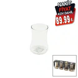 PABLITO HOME PBT-380 ( 4PCS ) CAM ÇAY BARDAK ( 180ML )*18=K