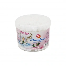 PAMUKOVA FAMİLY ( BÜYÜK BOY ) KULAK ÇÖPÜ PAMUK ( YUVARLAK KUTU )*6X24